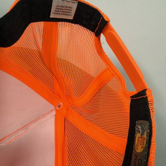 Bass Pro Shops Orange Trucker Hat - Picture 4 of 4